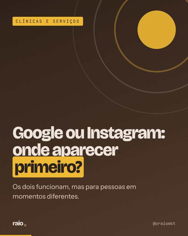 Carrossel: Google ou Instagram, onde aparecer primeiro?